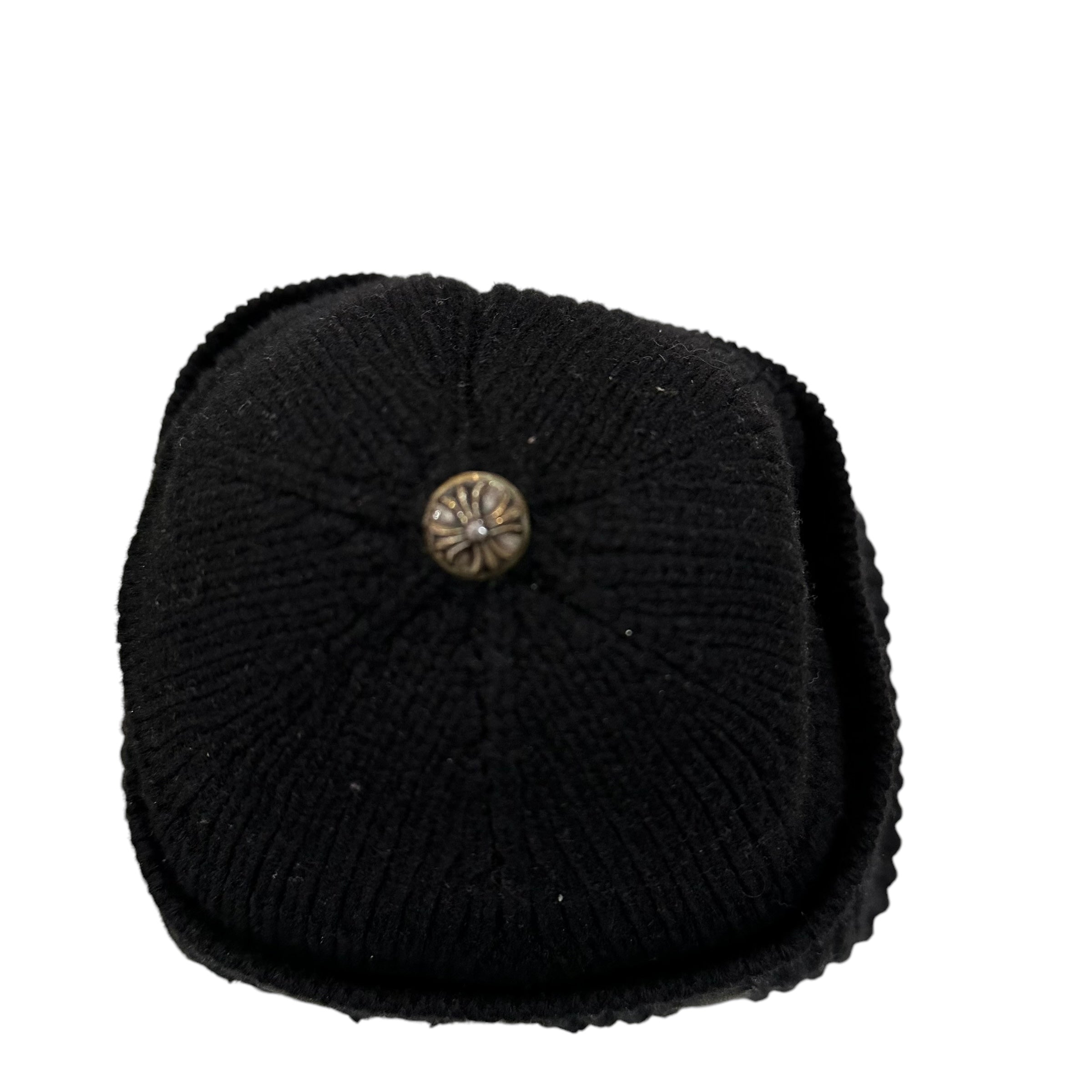 Chrome Hearts Black Triple Cross Beanie