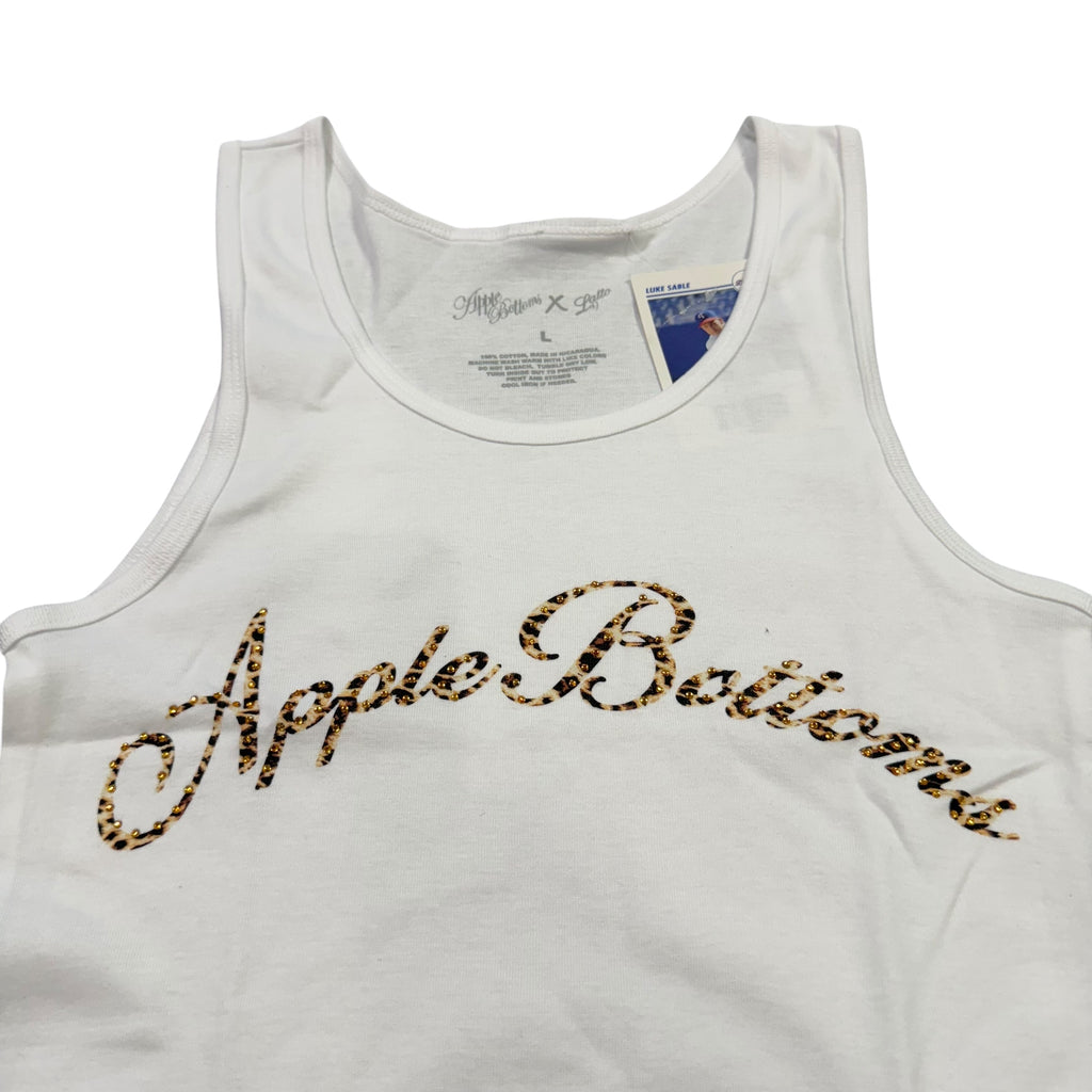 Apple Bottoms White Embellished Classic Tank