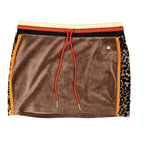 Apple Bottoms Embellished Velour Mini Skirt