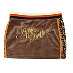 Apple Bottoms Embellished Velour Mini Skirt