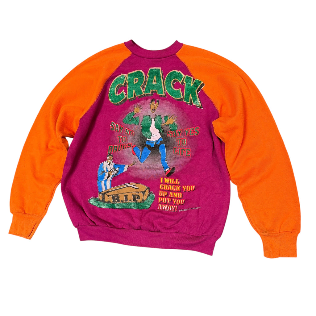 Vintage Crack "Say No To Drugs" Crewneck