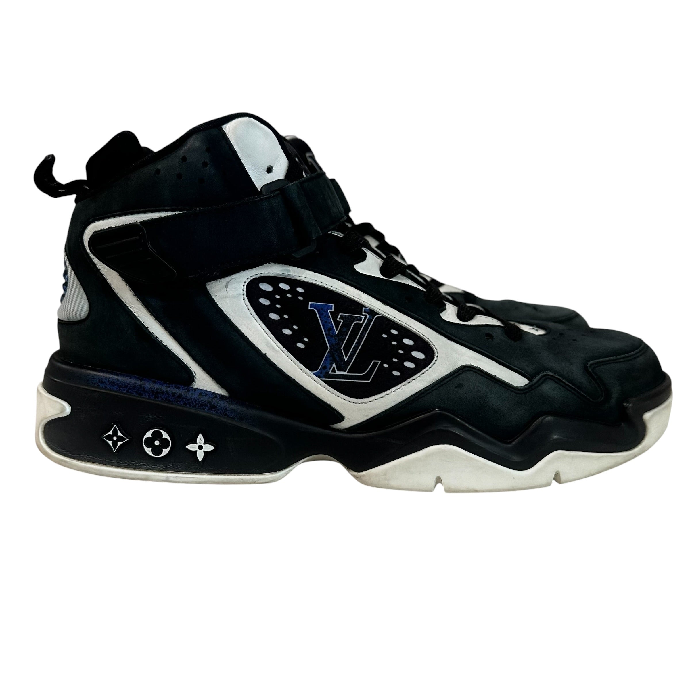 Louis Vuitton LV Trainer 2 (Blk, Wht, Blu) (No Box)