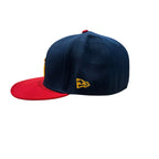 Vertabrae Navy/Red Fitted Hat