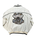 Avirex Leather White Jacket
