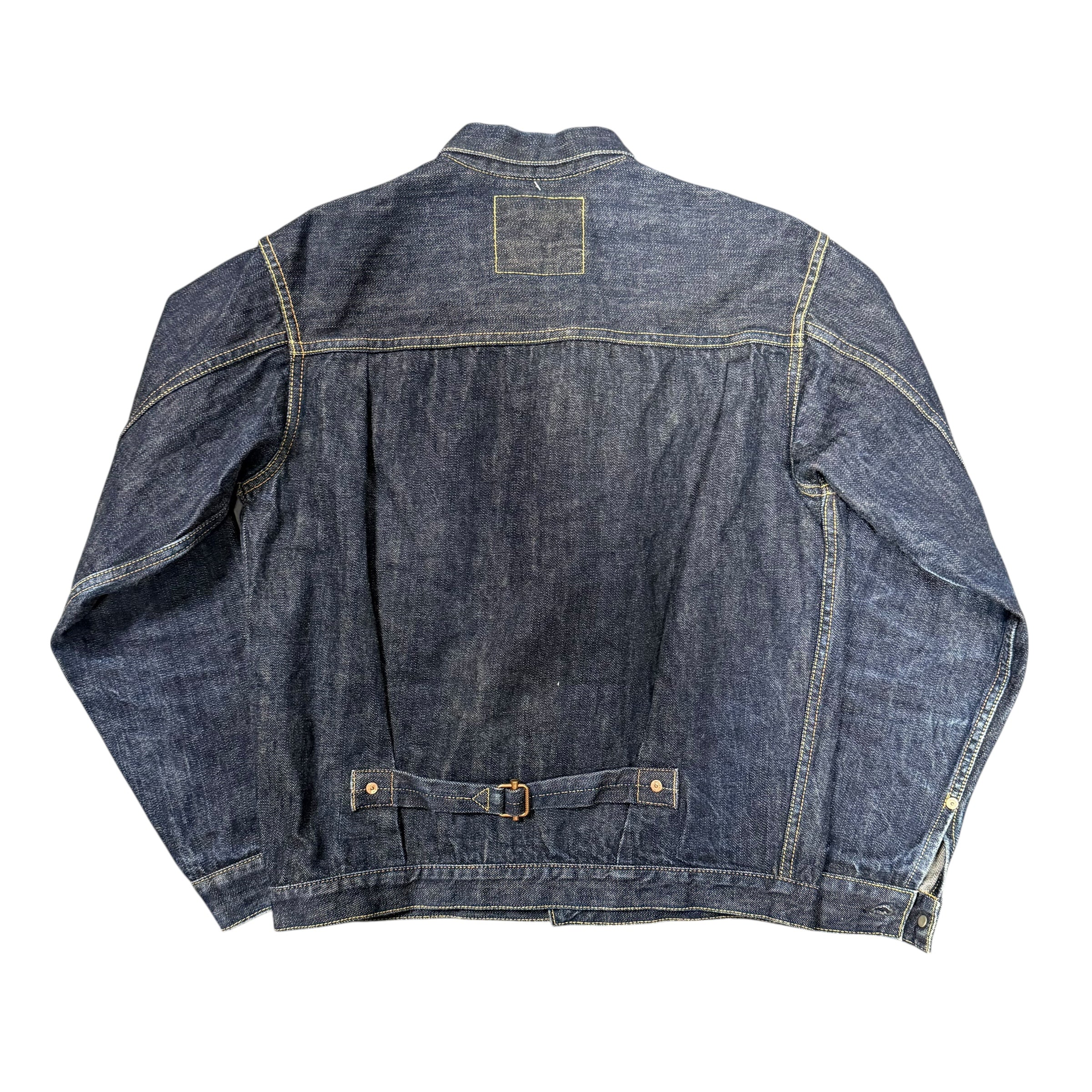 Evisu Denim Jacket (Red Paint)