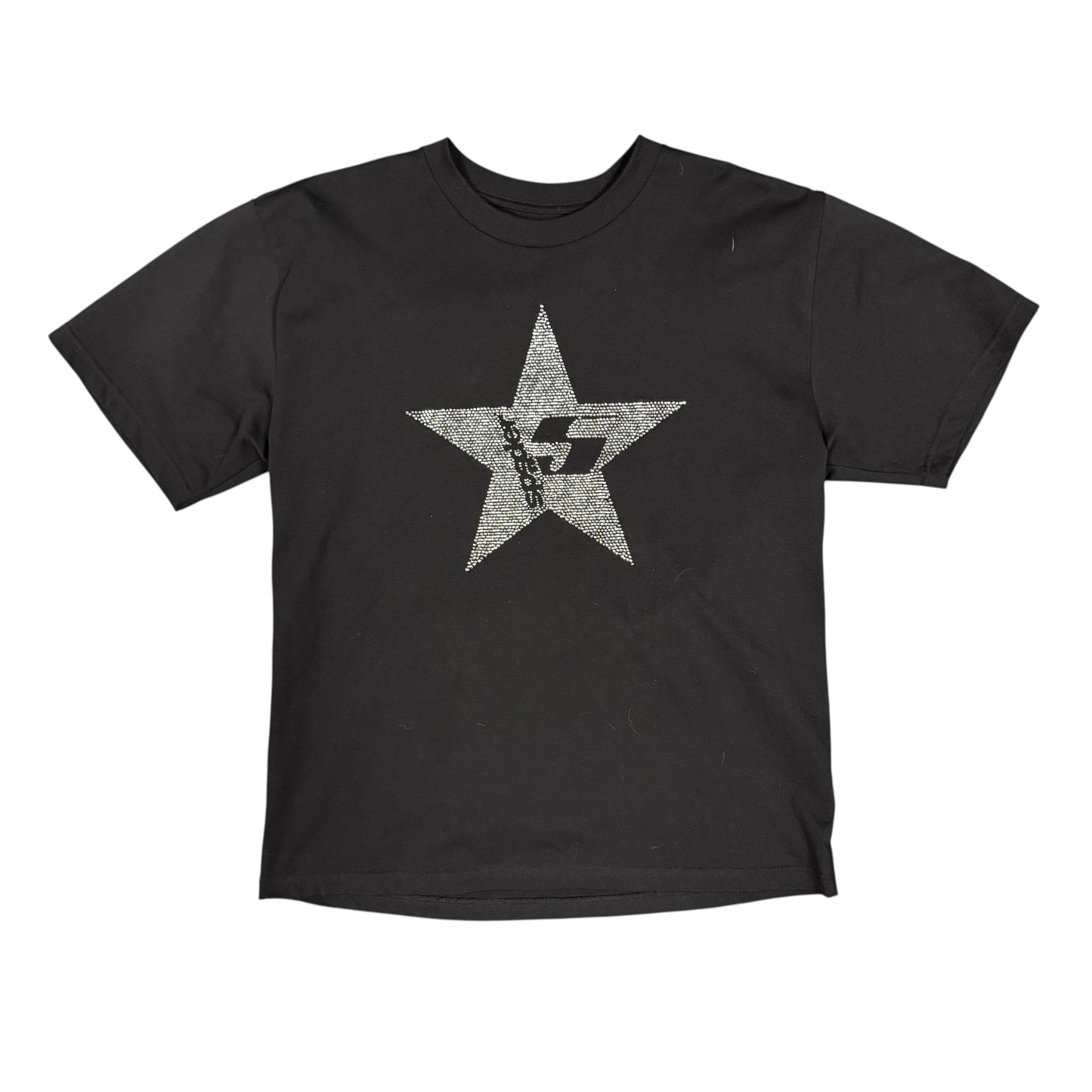 Sp5der Rhinestone Star Tee