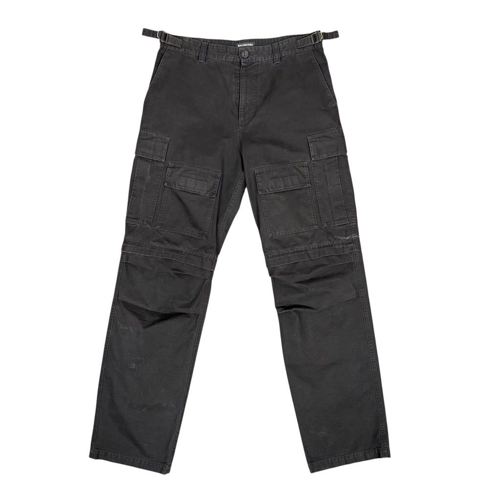 Balenciaga Black Convertible Cargo Pants