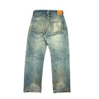Evisu No Label Selvedge Blue Denim