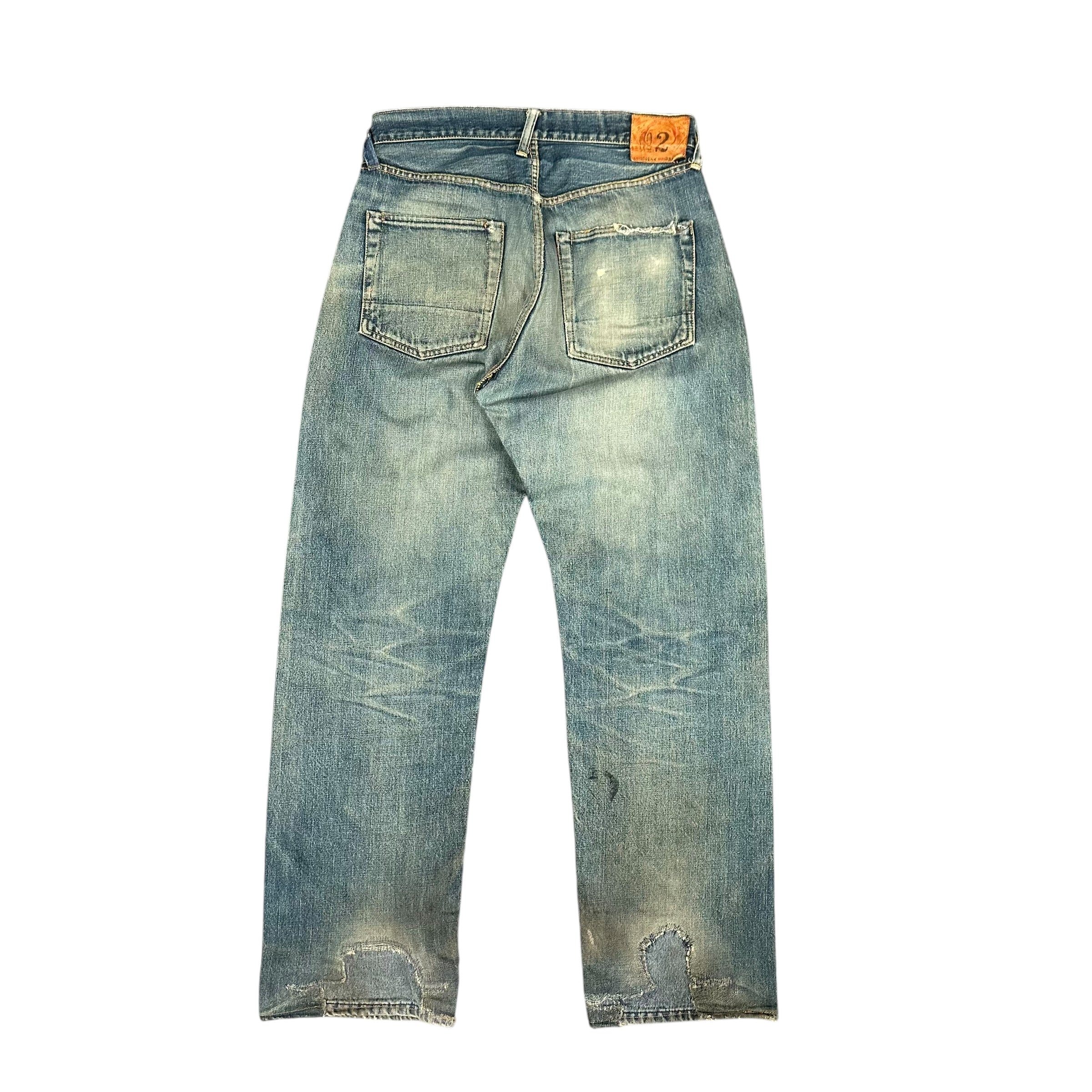Evisu No Label Selvedge Blue Denim