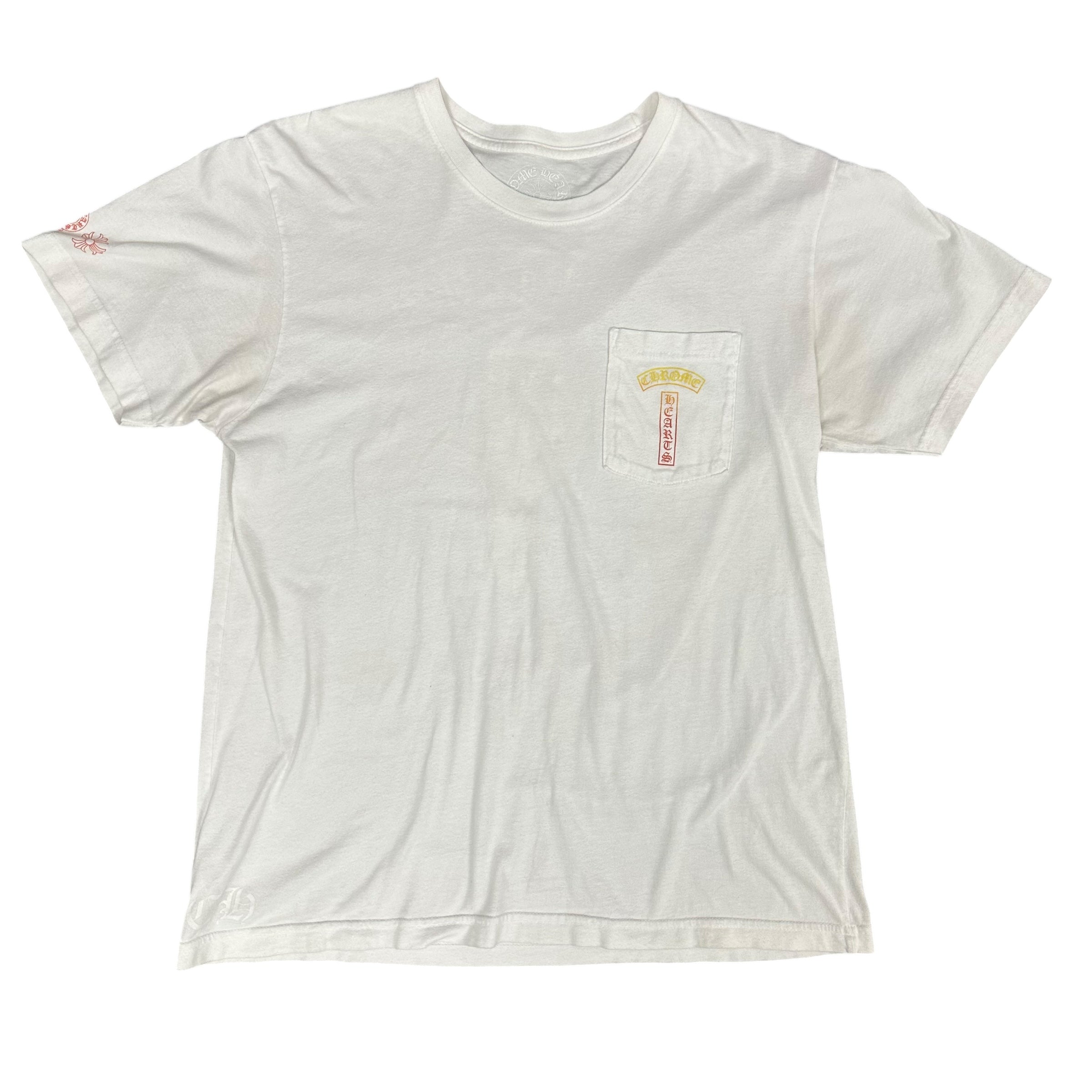 Chrome Heart White Sunset Logo Tee