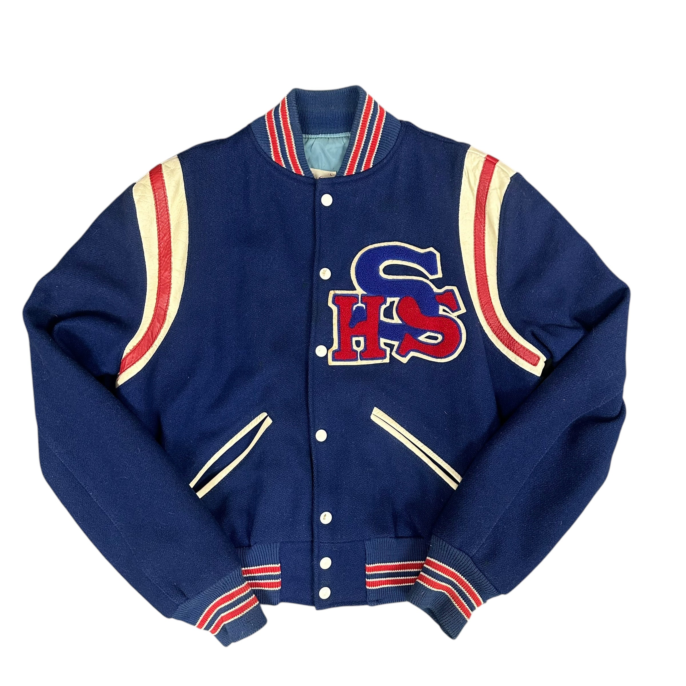 Vintage Blue/Wht/Red “SHS” Varsity