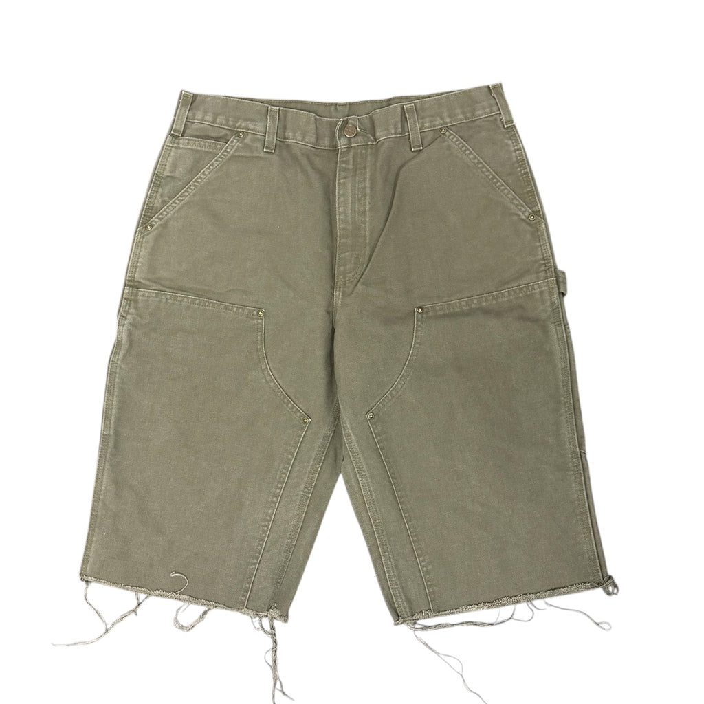 Green Carhartt Double Knee Shorts(35)
