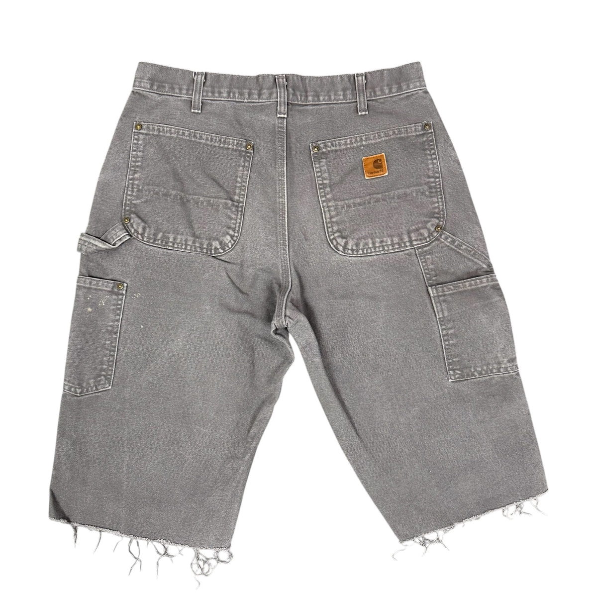Gray Carhartt Double Knee Shorts(34)