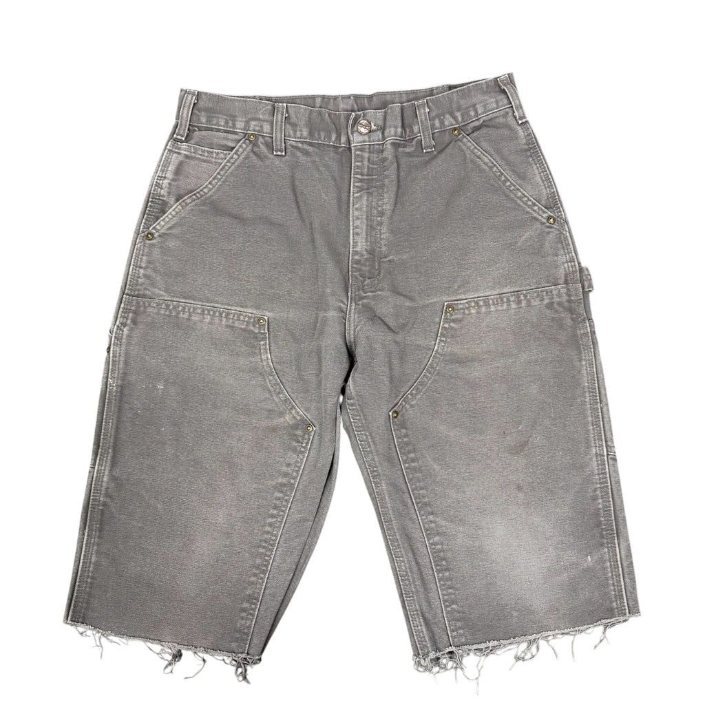 Gray Carhartt Double Knee Shorts(34)