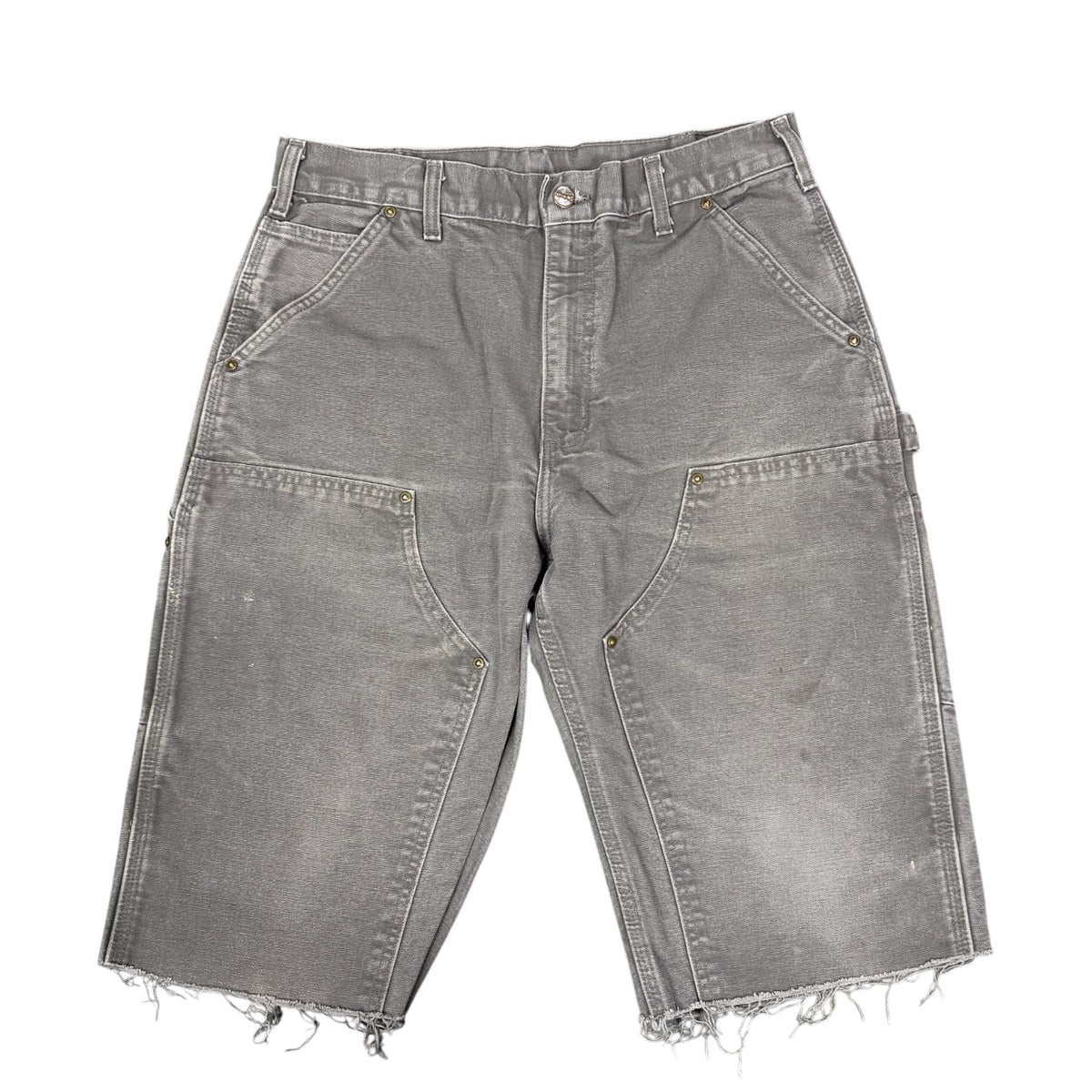 Gray Carhartt Double Knee Shorts(34)