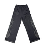Murd333r.fm Black Rhinestone Sweatpants