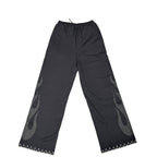 Murd333r.fm Black Rhinestone Sweatpants