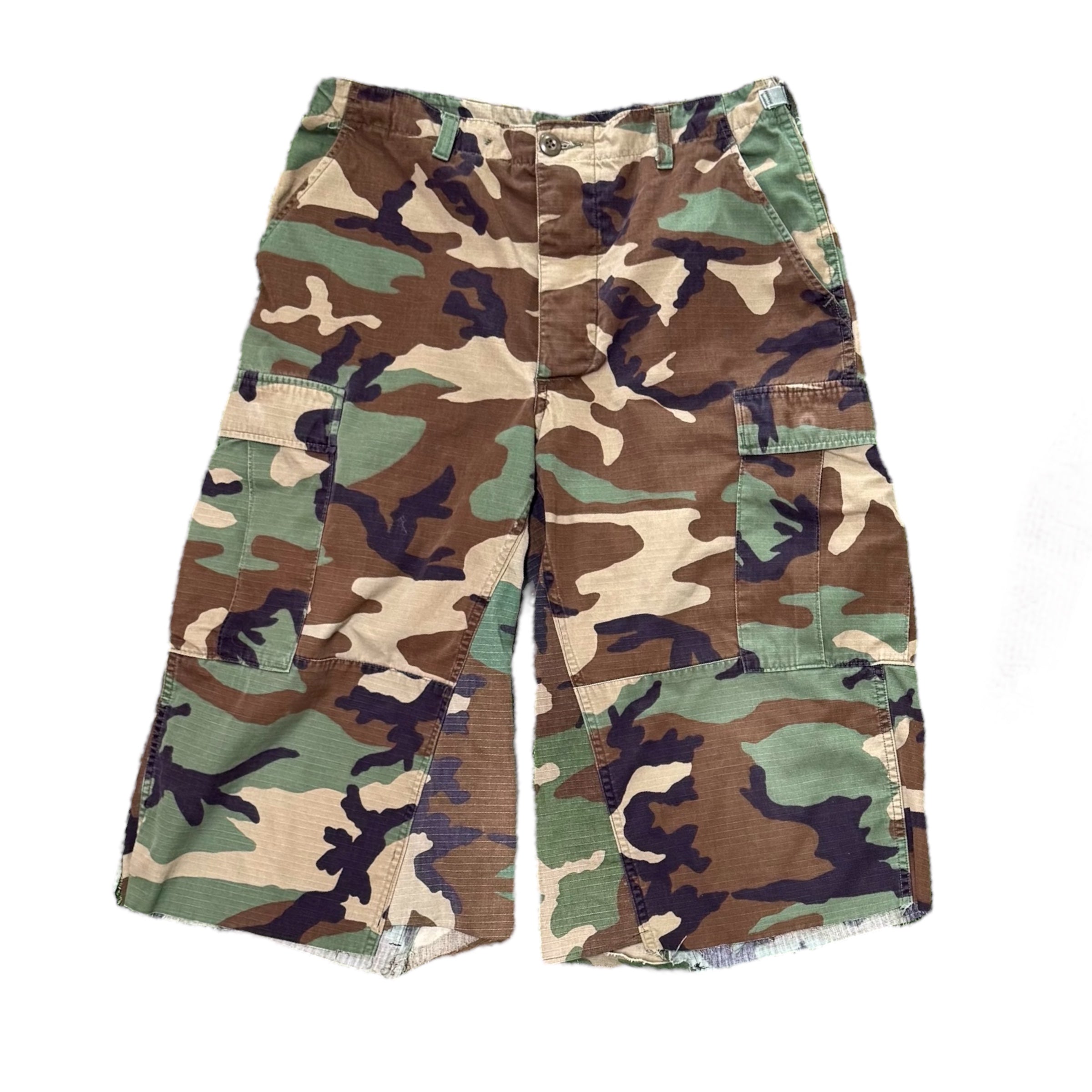Vintage Flare Camo Shorts Engineered By Lost Habits