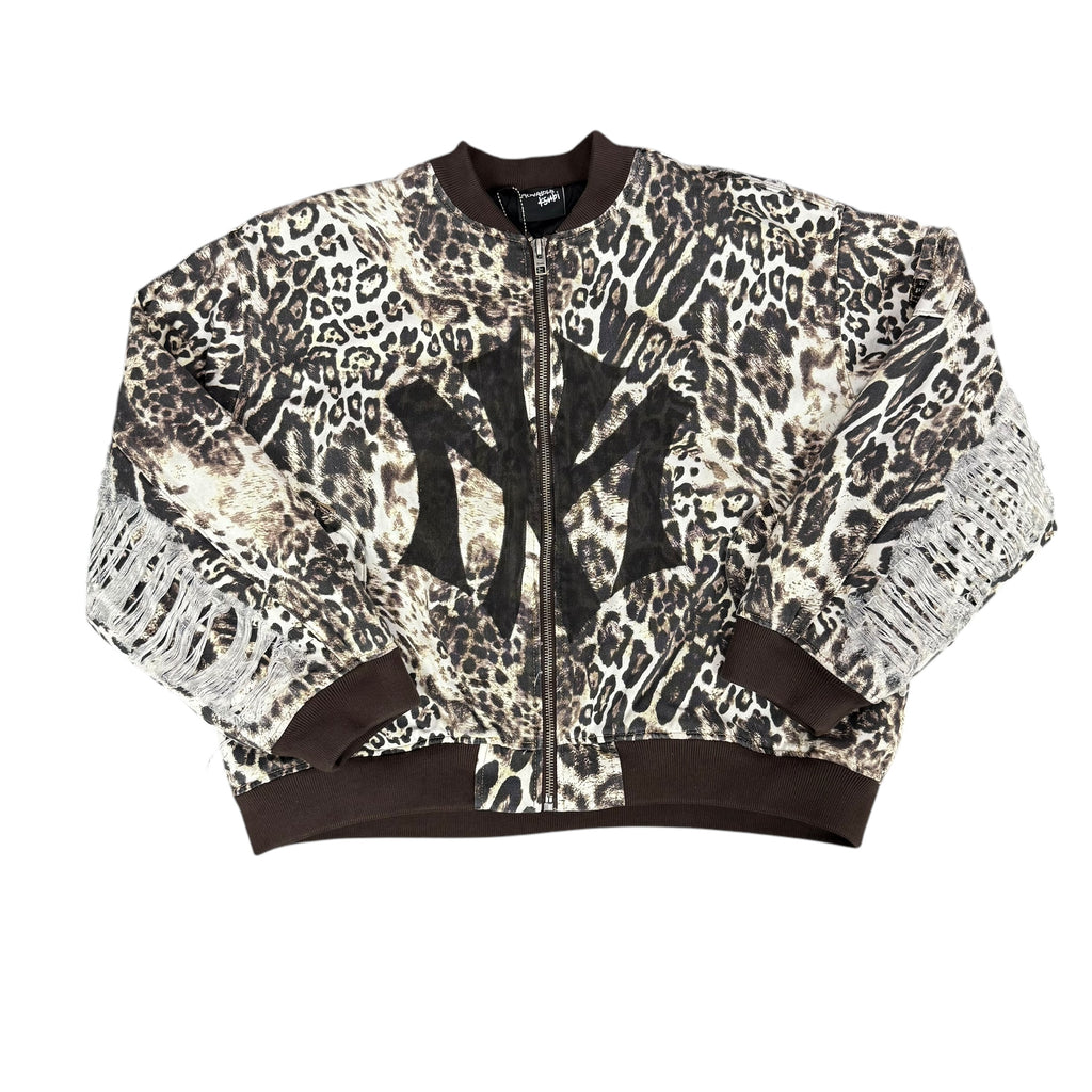 Mowalola x Ksubi Leopard Bomber Jacket
