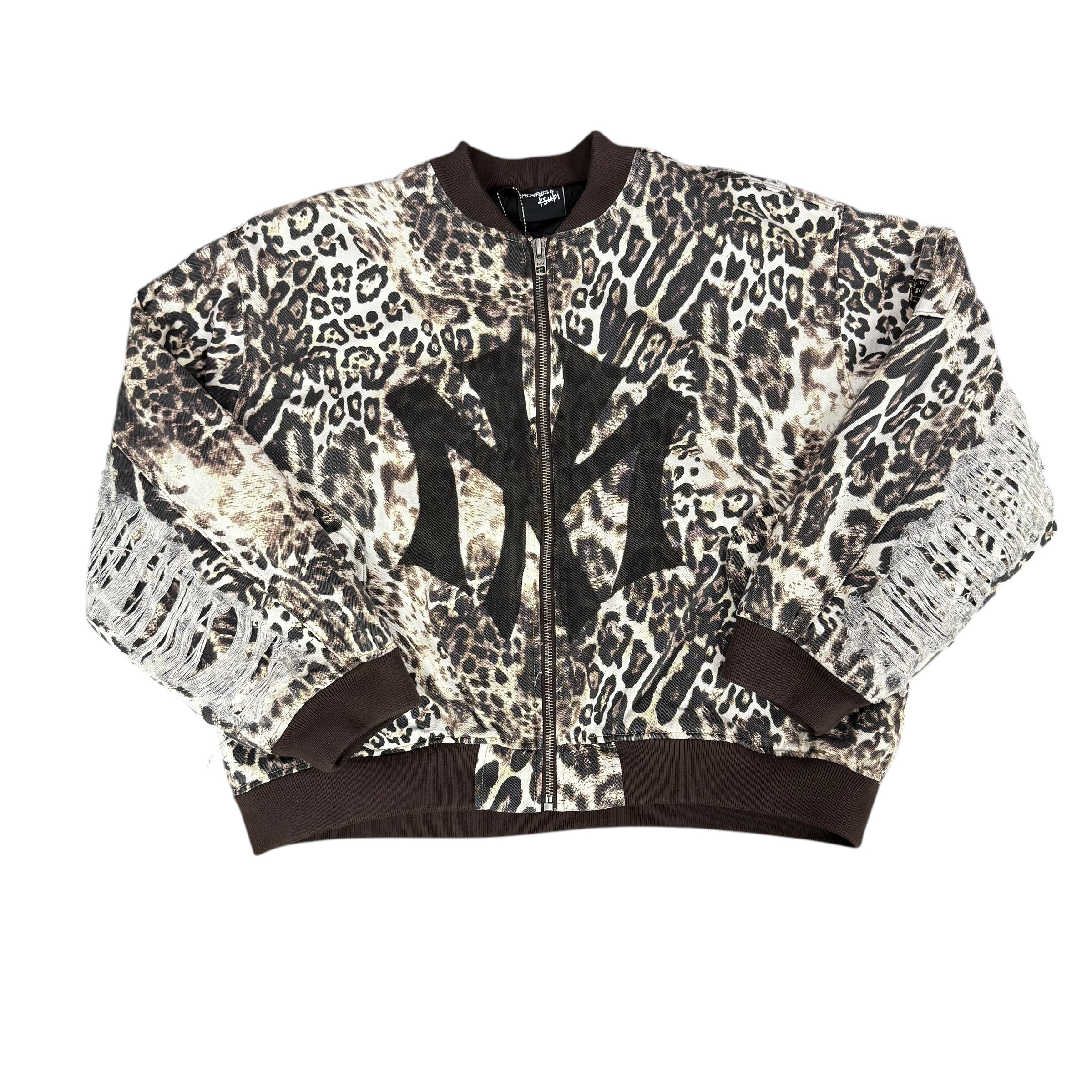 Mowalola x Ksubi Leopard Bomber Jacket