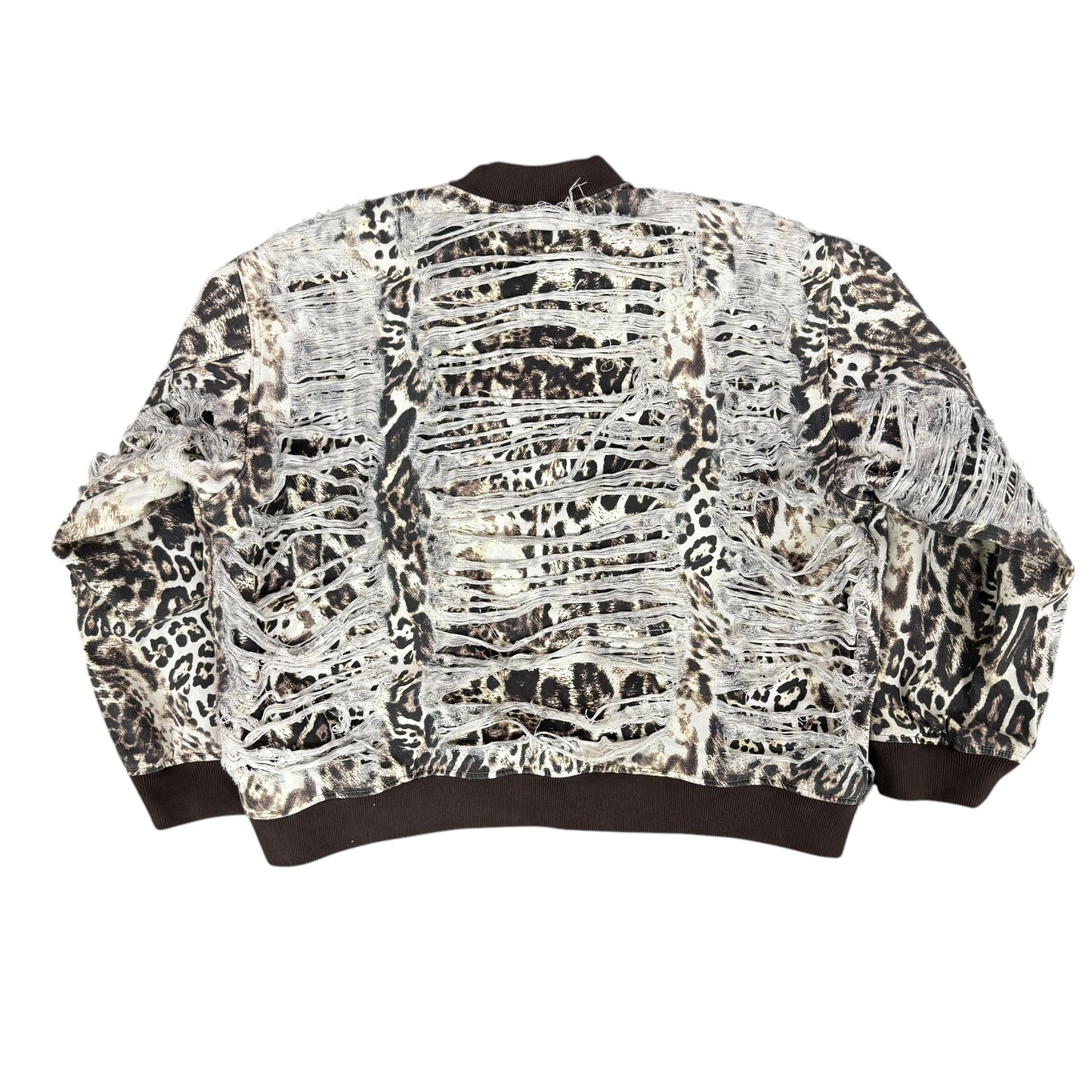 Mowalola x Ksubi Leopard Bomber Jacket