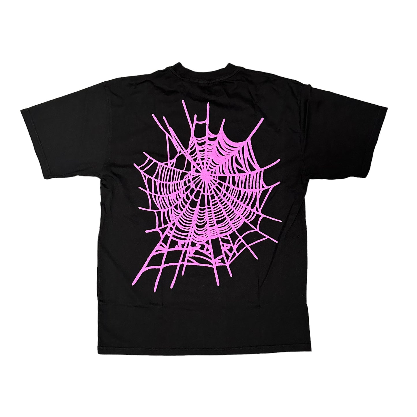 Sp5der Pink/Black Worldwide Web Tee