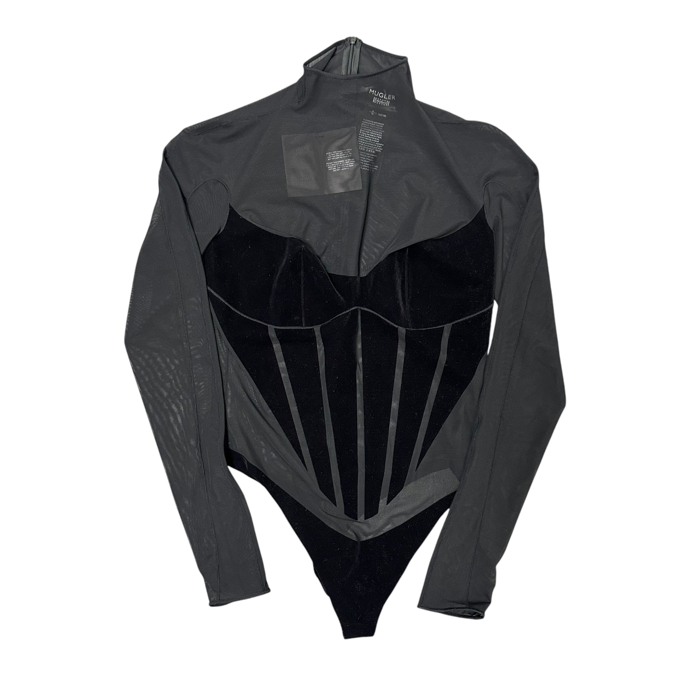 Brand New Mugler Black Corset Top-