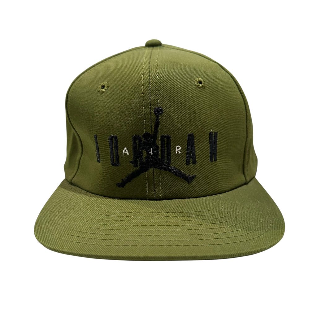 Vintage Air Jordan Olive Green Snapback