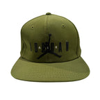 Vintage Air Jordan Olive Green Snapback