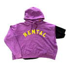 Maison Mihara Purple Hoodie/Shirt Hybrid