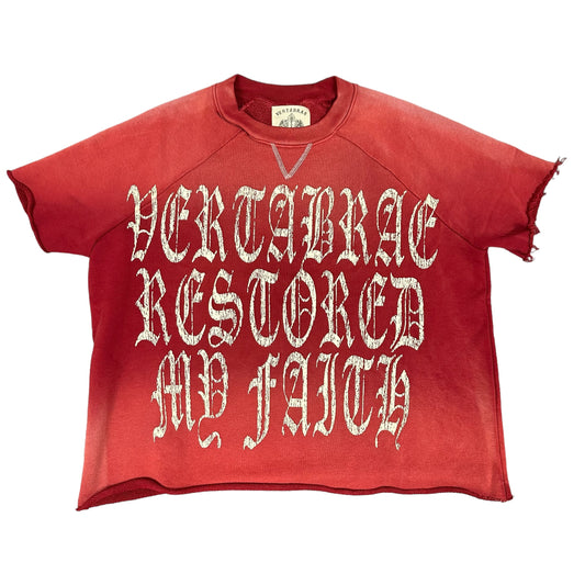 Vertabrae Red Faith Crewneck