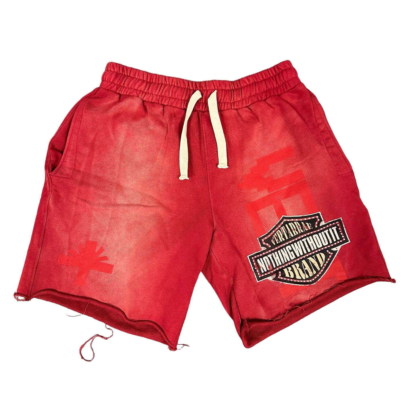 Vertabrae Red Emblem Shorts