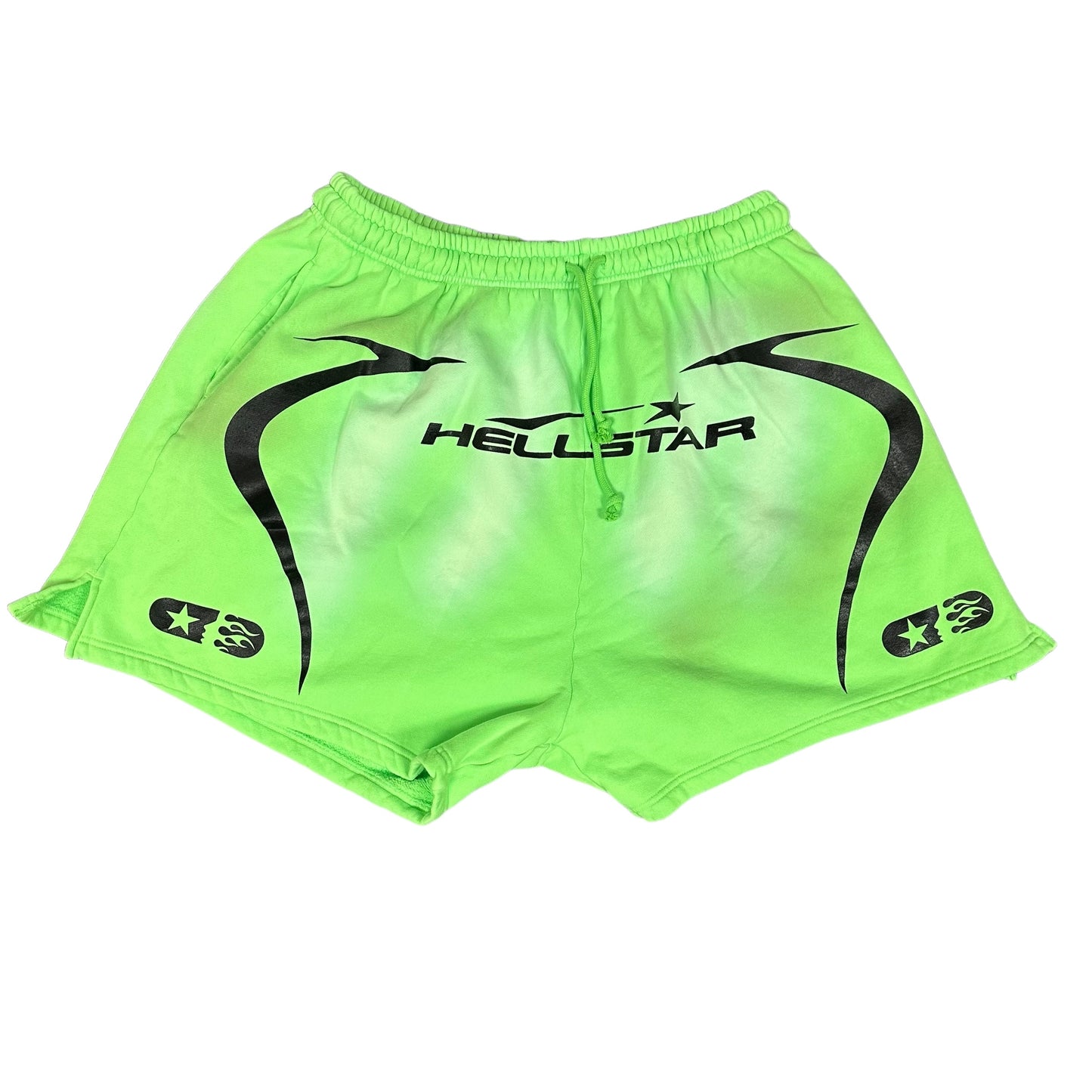 Hellstar Neon Green Sport Shorts