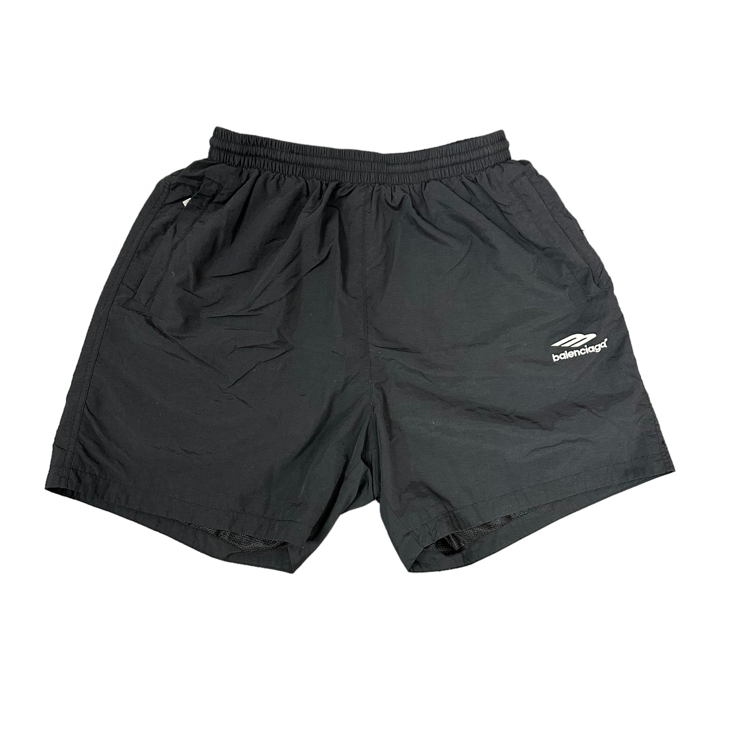 Balenciaga Black Nylon Shorts