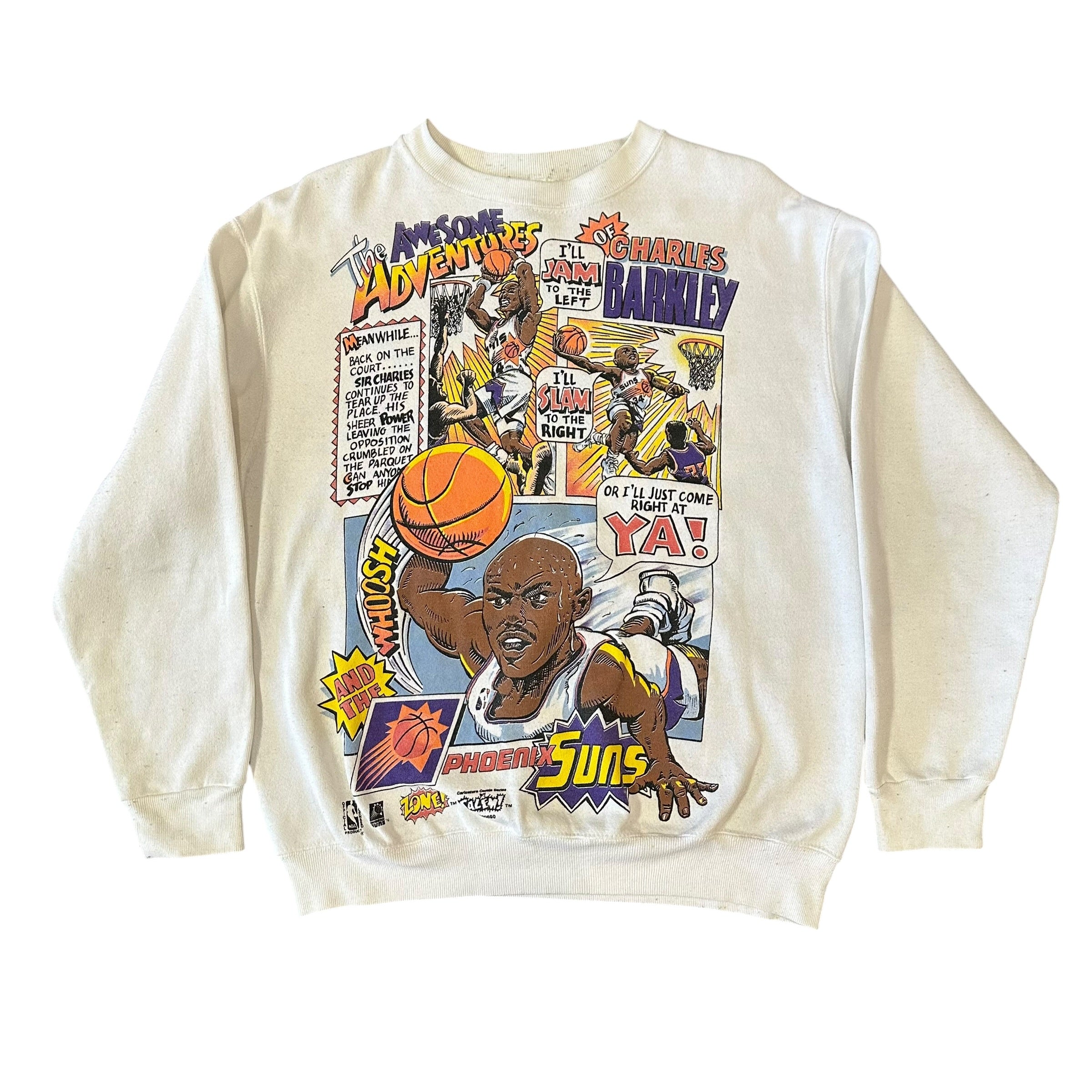 Vintage Charles Barkley Suns Comic Crewneck