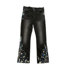 Black Amiri Paint Denim