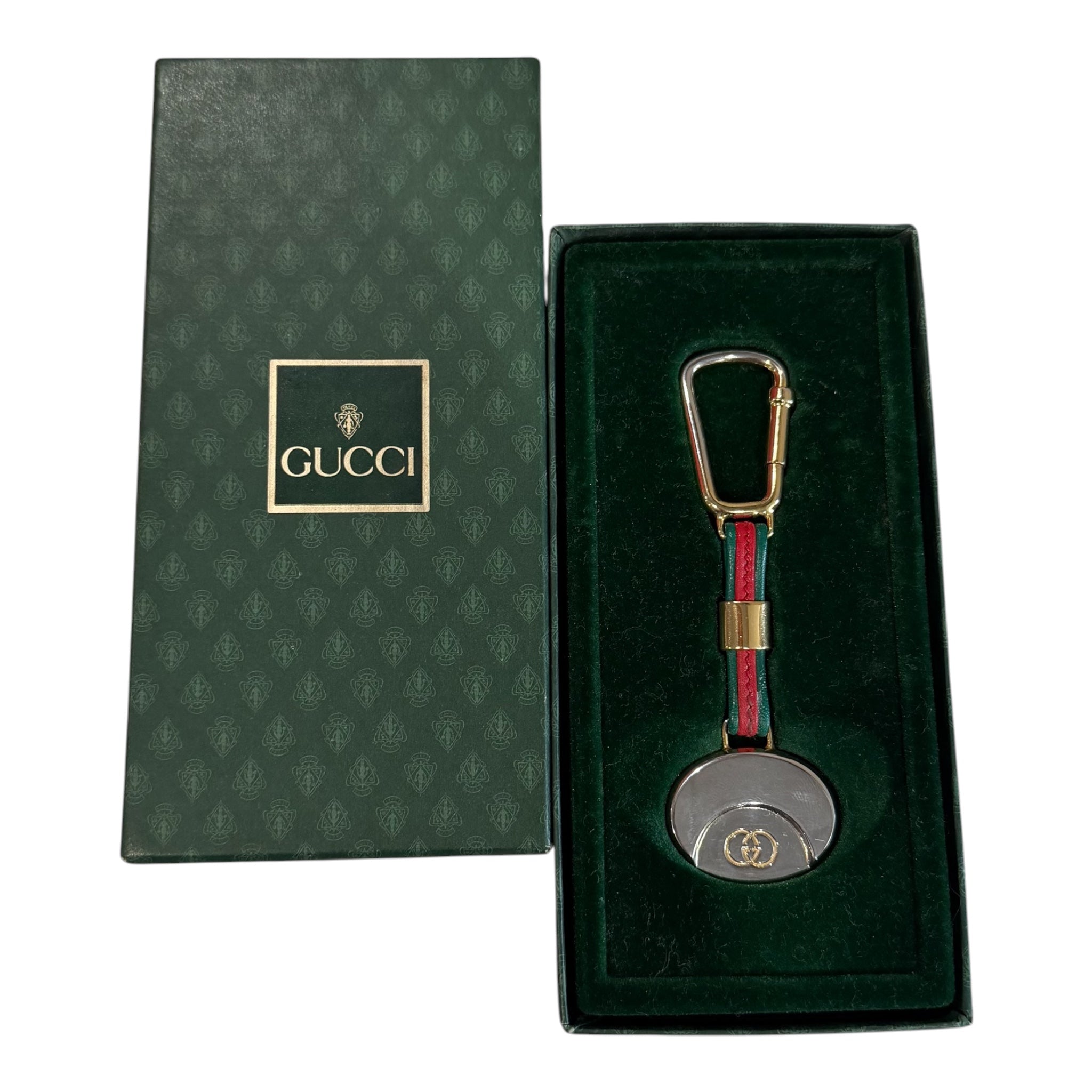 Gucci Medallion Keychain