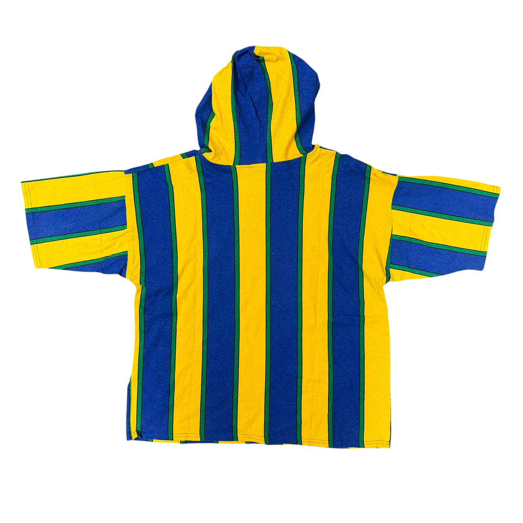 Vintage Karl Kani Striped Short-Sleeve Hoodie
