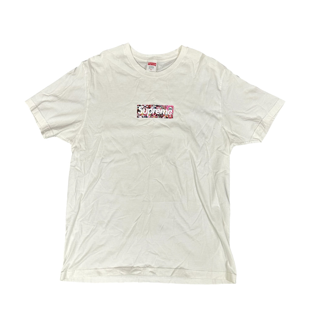 Supreme White Murakami Box Logo Tee