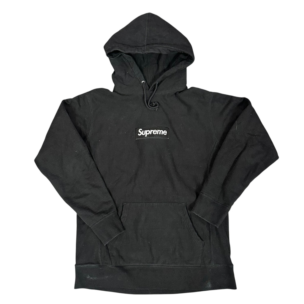 Supreme Black/Black Box Logo Hoodie