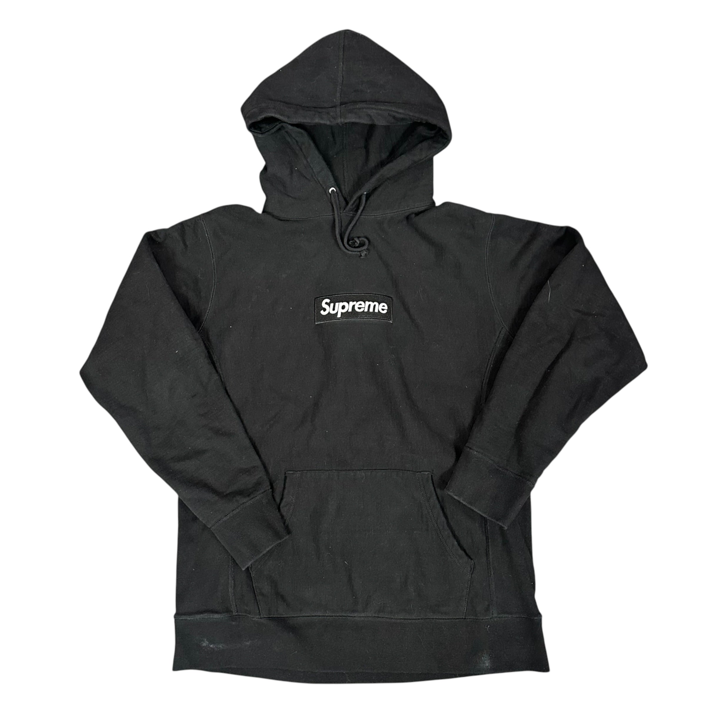 Supreme Black/Black Box Logo Hoodie