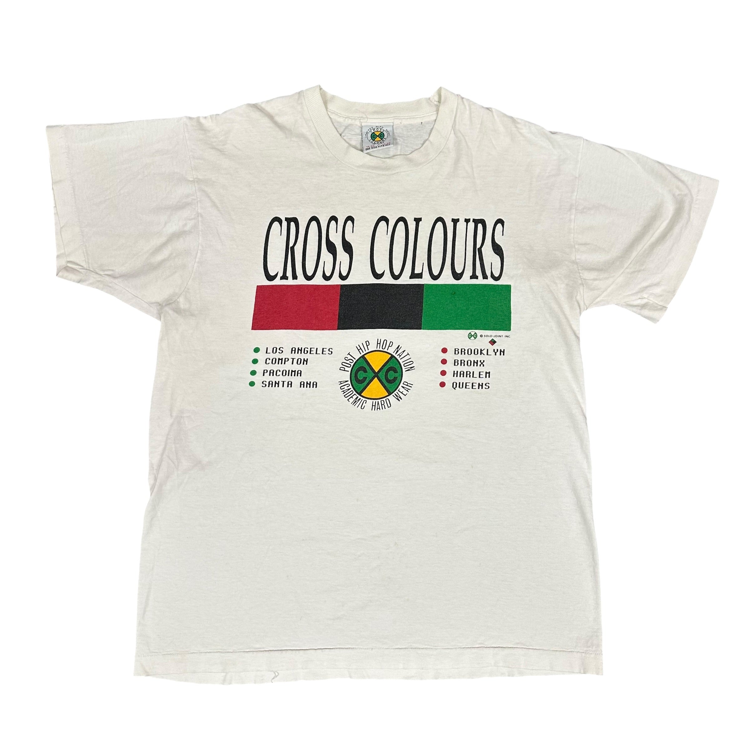 Vintage Cross Colours Flag Tee
