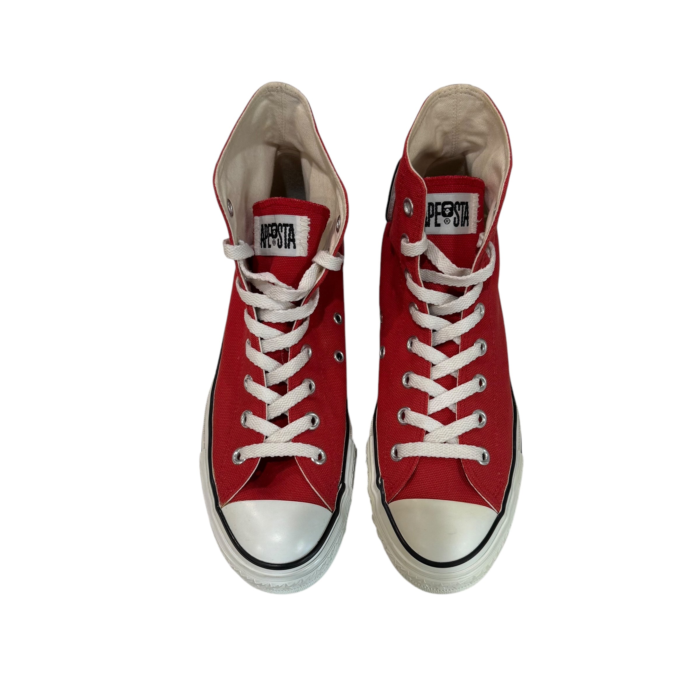Bape Red Converse