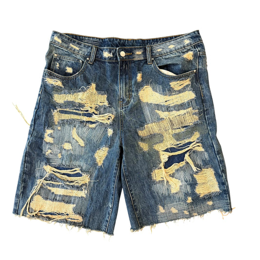 Sample Dark Boro Stitch Shorts