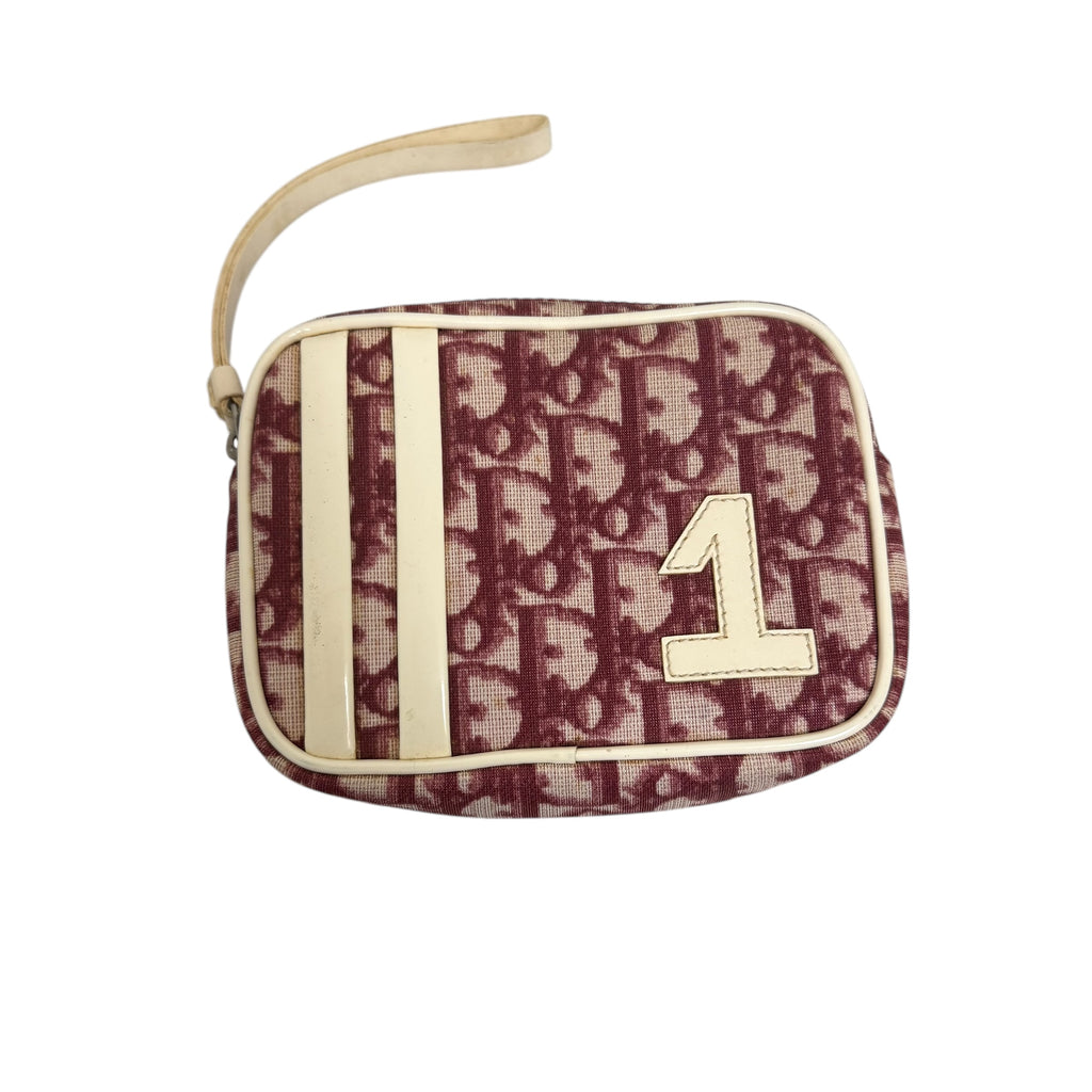 Dior Maroon Coin Pouch