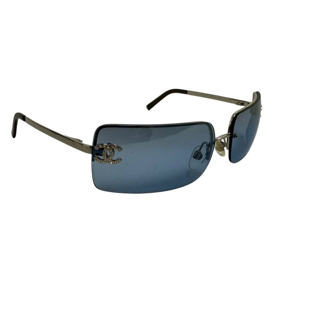 Chanel 4104-B Blue Tint Glasses