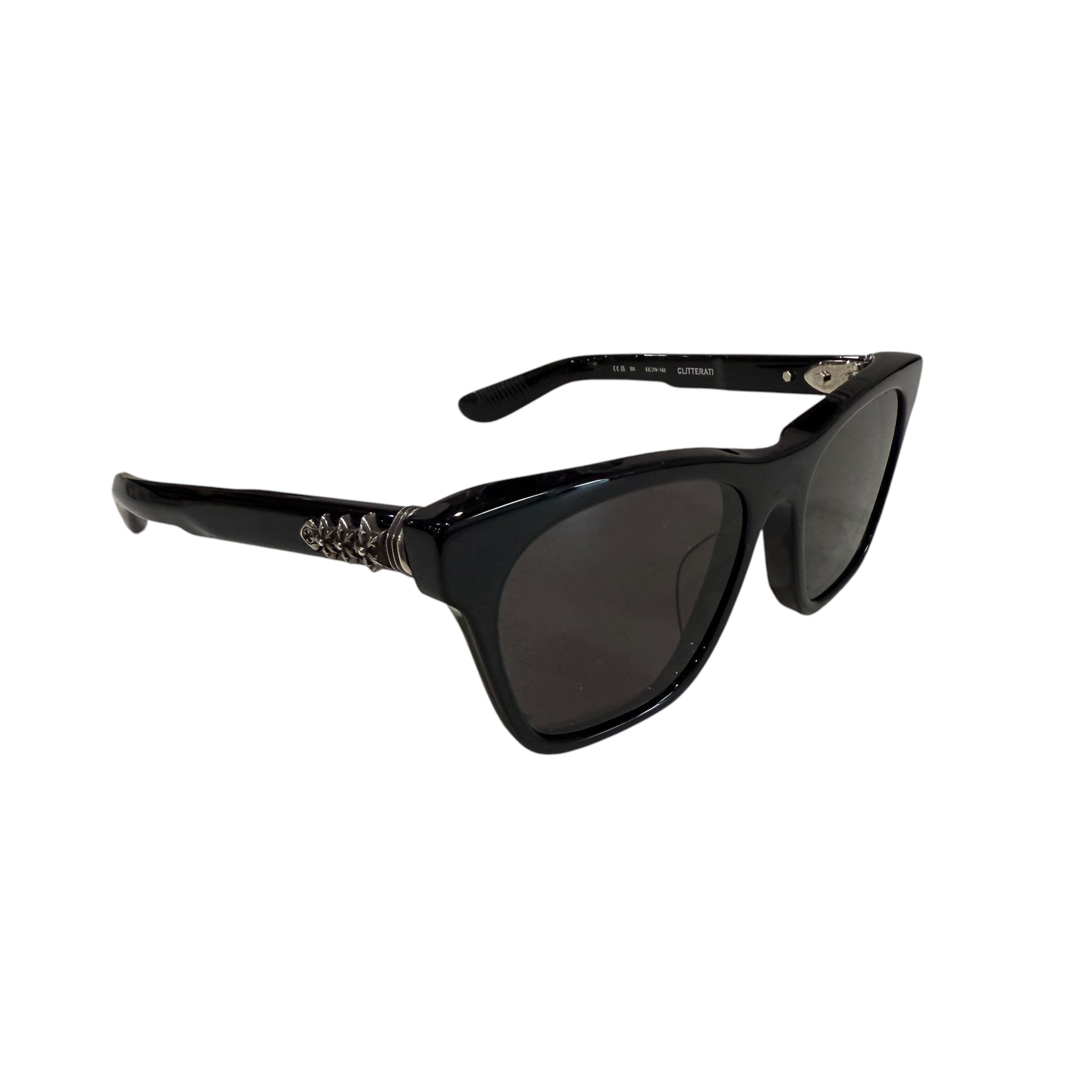 Chrome Hearts “Clitterati” Black Sunglasses