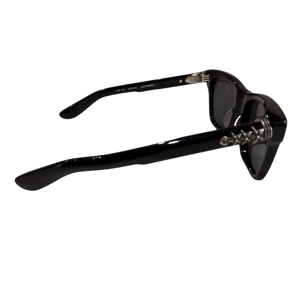 Chrome Hearts “Clitterati” Black Sunglasses