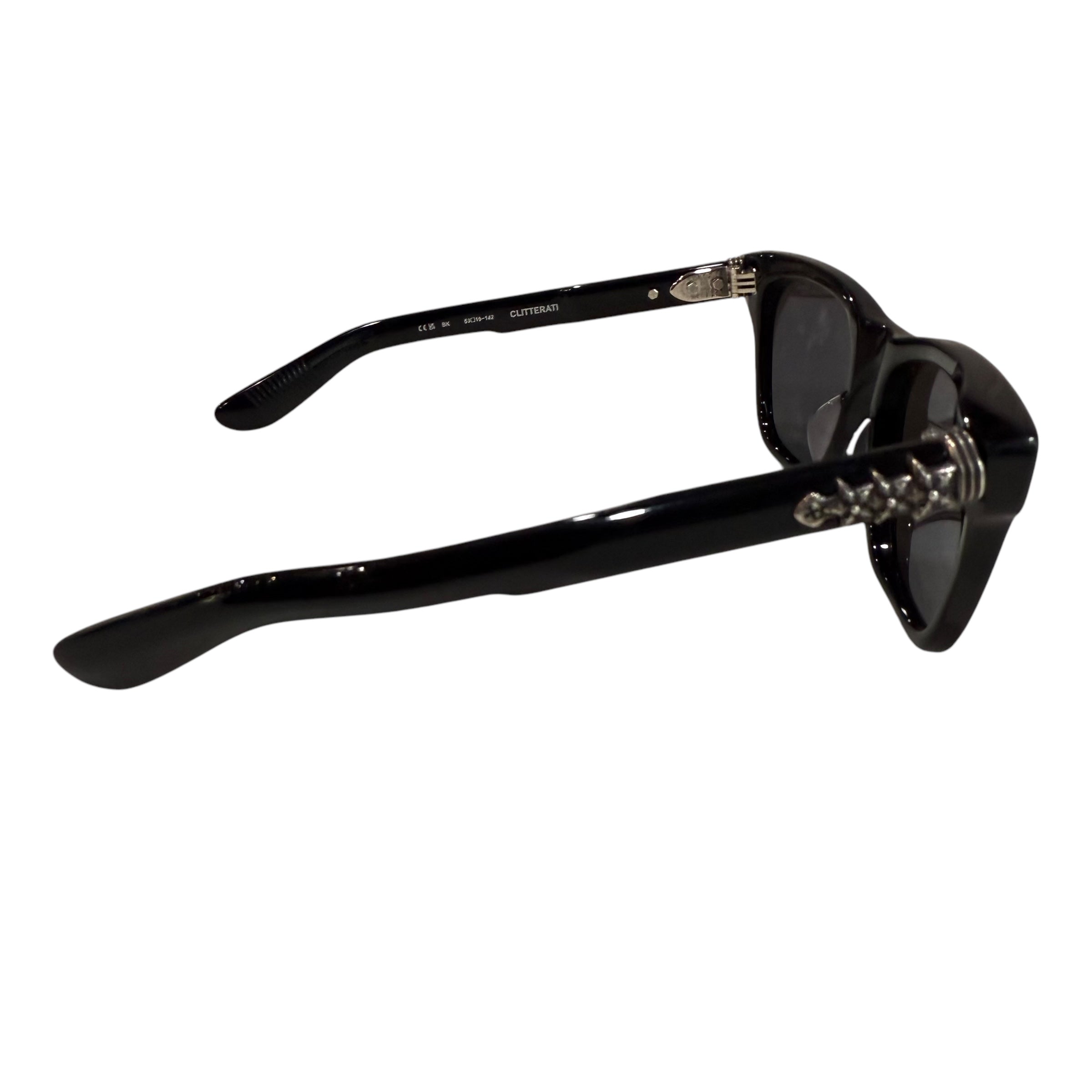 Chrome Hearts “Clitterati” Black Sunglasses
