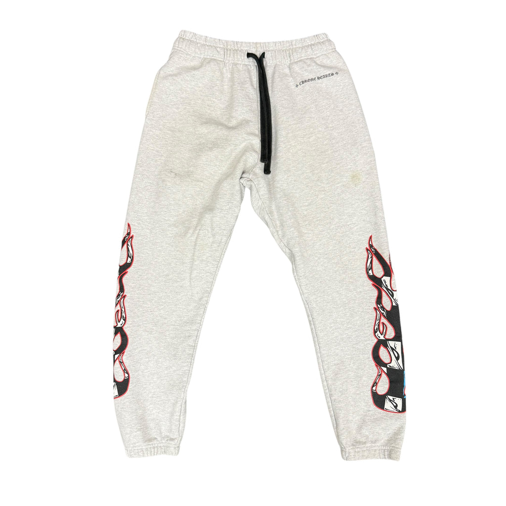 Chrome Hearts Stay Fast Grey Sweatpants